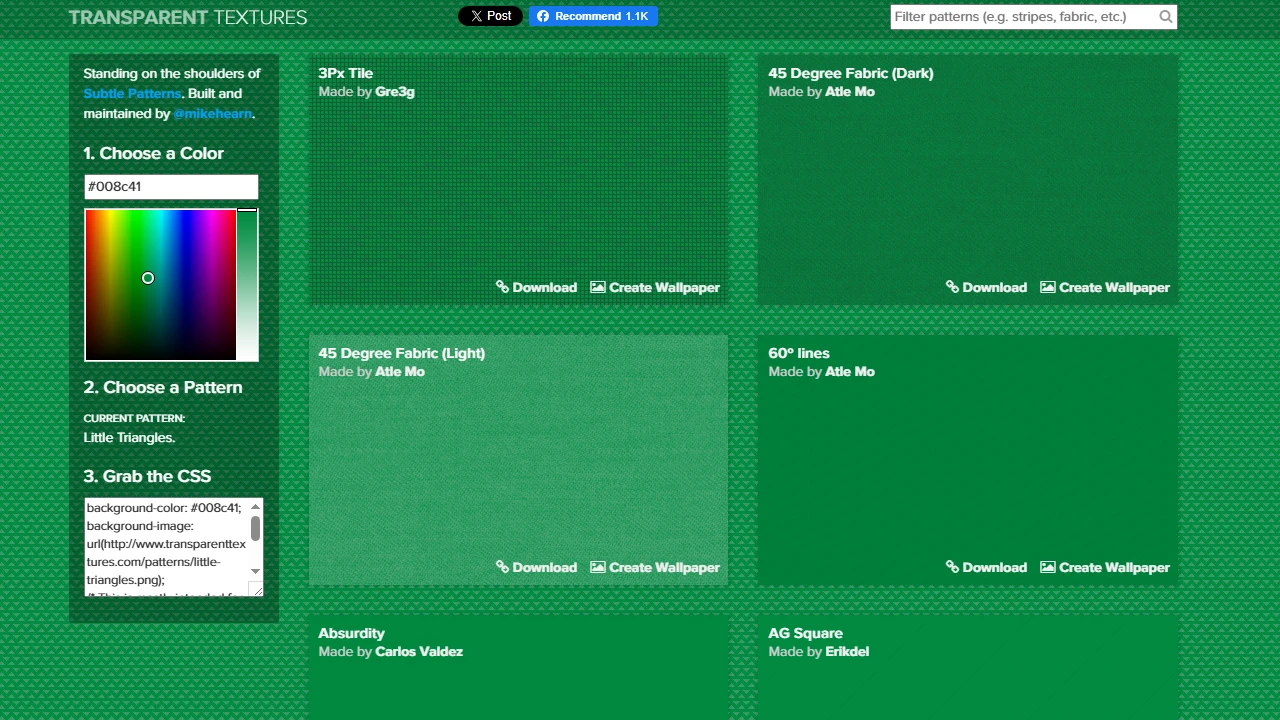 Transparent Textures