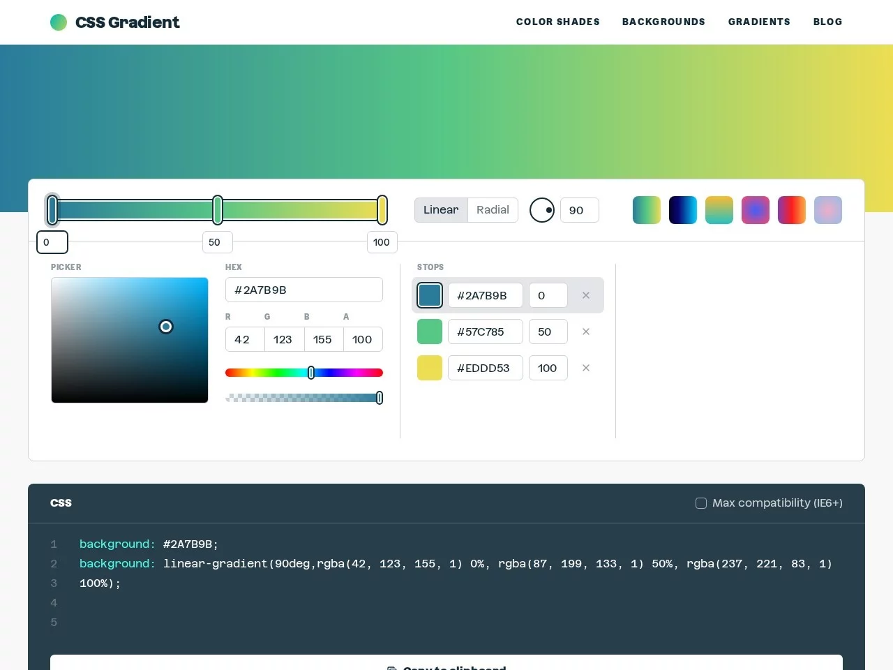 CSS Gradient
