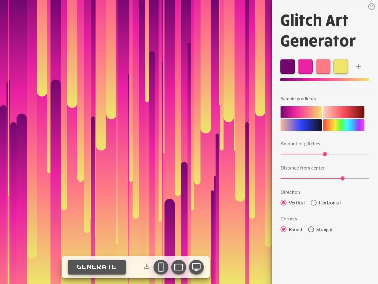 Glitch Art Generator