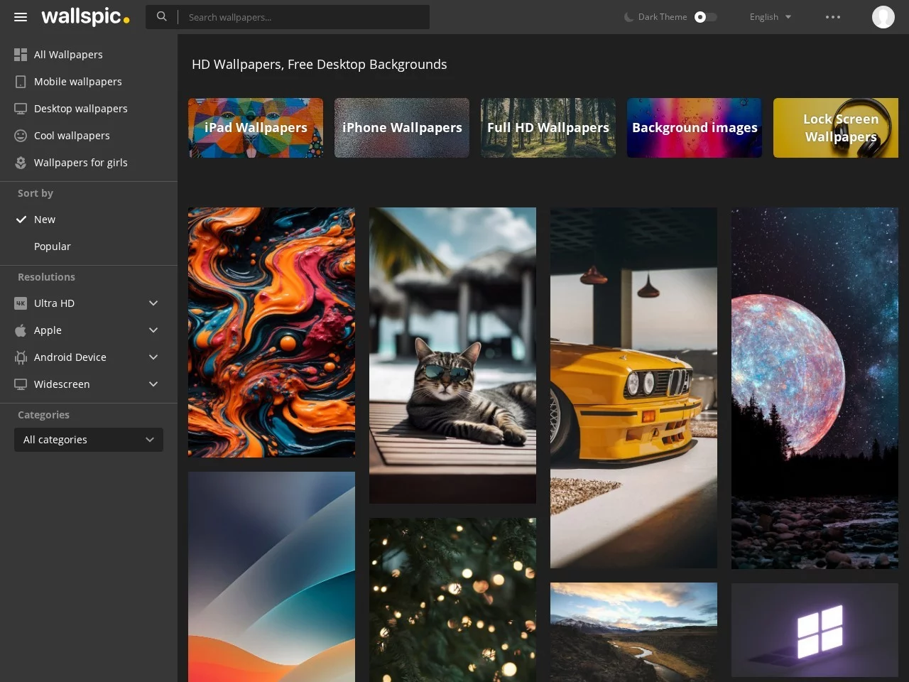 Wallspic桌面移动壁纸