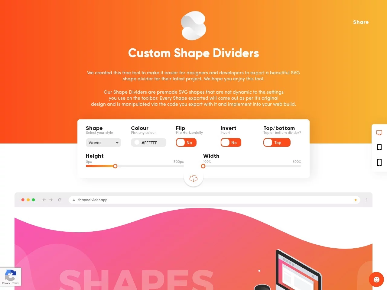 Shapedivider